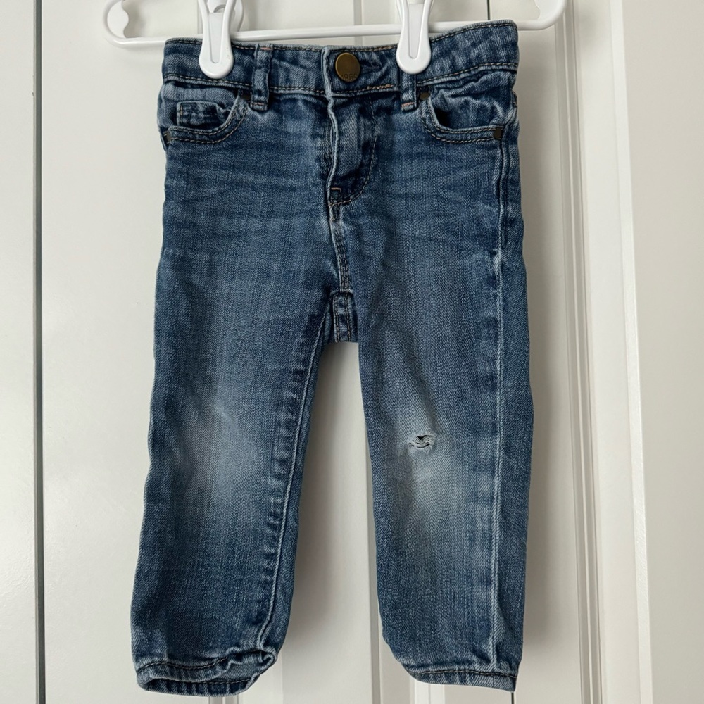 Baby gap jeans with adjustable waist